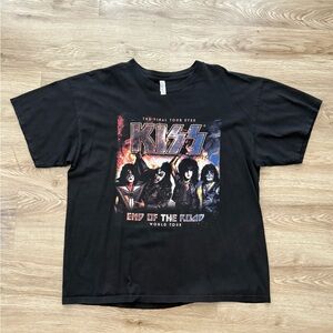 KISS Black Graphic T-Shirt